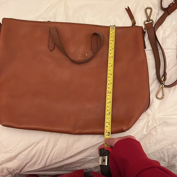 Madewell Transport Satchel in English saddle leather - Picture 13 of 15